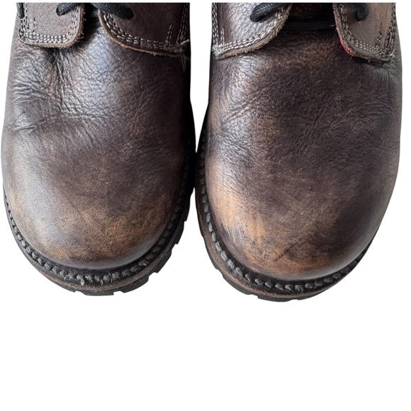 Bed Stu Distressed Brown Ankle Boots - Picture 5 of 12